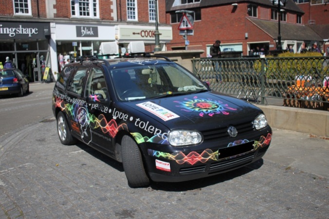 The Peace Party car