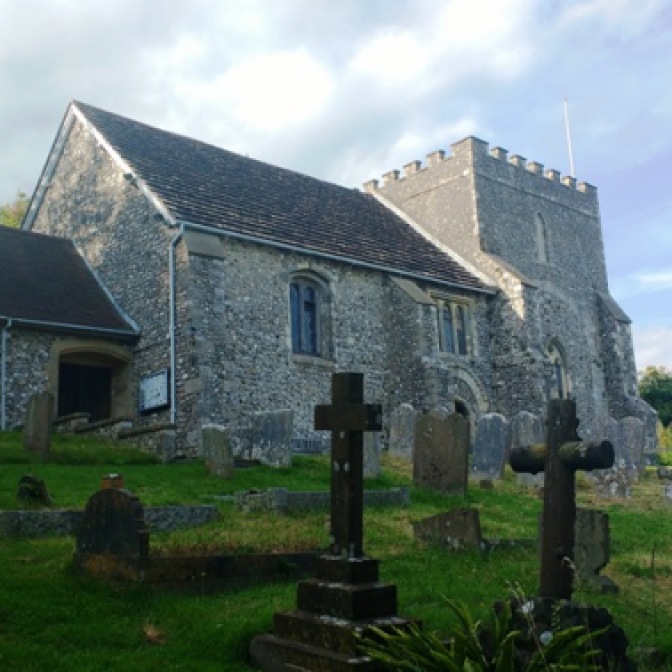 Bramber Church, right next to the castle