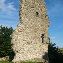 The main remains of Bramber Castle. A few other bits are nearby.