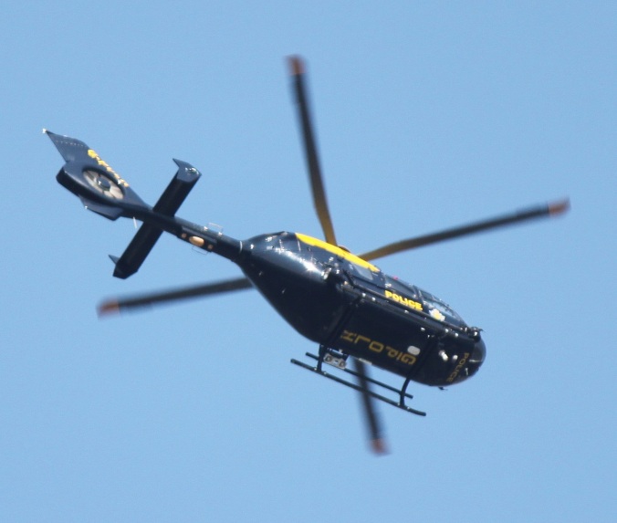 Police Helicopter in Horsham